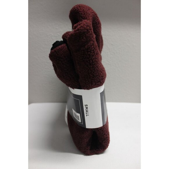 Member's Mark men's wine snap close alpine sherpa pullover jacket S - Picture 2 of 10